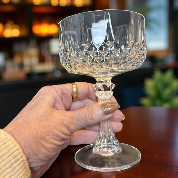 2 wine Glasses Longchamp by Cristal D'Arques Durand - Picture 4 of 6